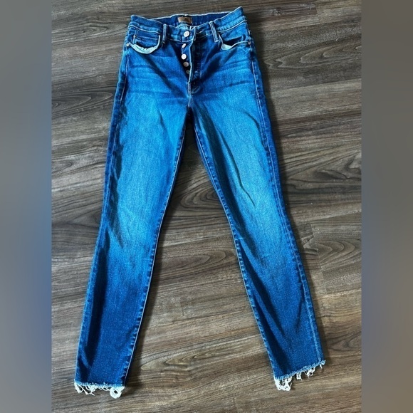 MOTHER The Stunner Ankle Fray in Change Is In The Air - Picture 4 of 13